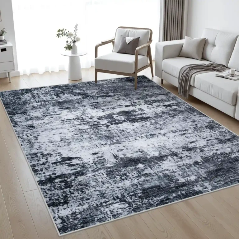 5×7 Area Rug Living Room Rug: Washable Modern Abstract Soft Thin Rug review