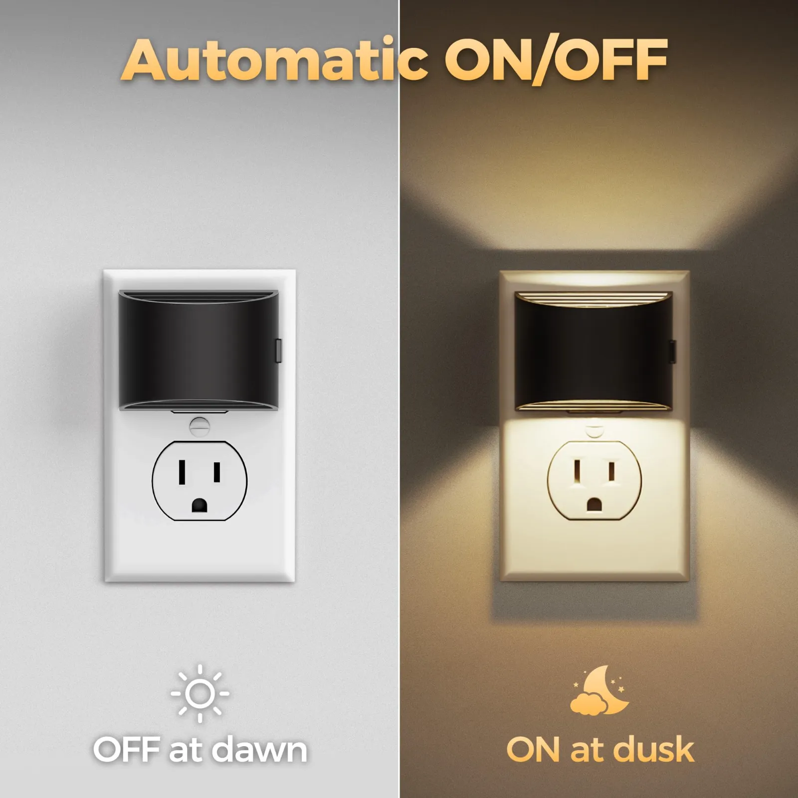 DORESshop LED Night Light Night Lights Plug into Wall detail