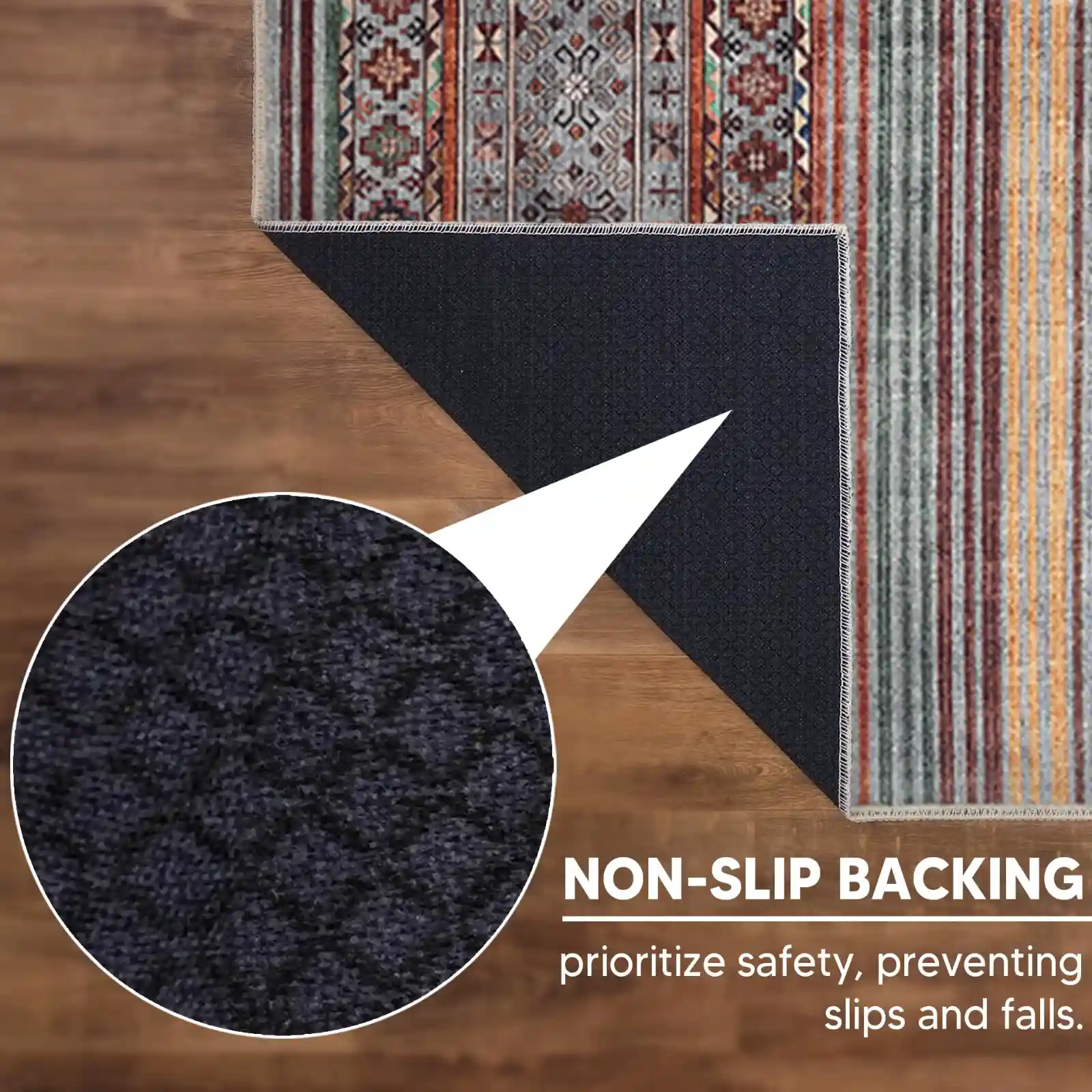 Keen Home Design 48″x72″ Rug – Machine Washable Area Rug features