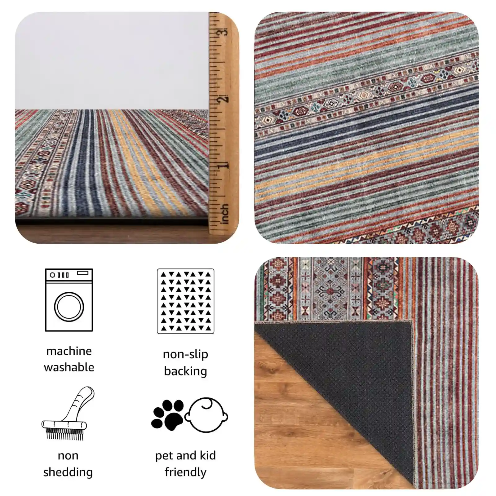 Keen Home Design 48″x72″ Rug – Machine Washable Area Rug results