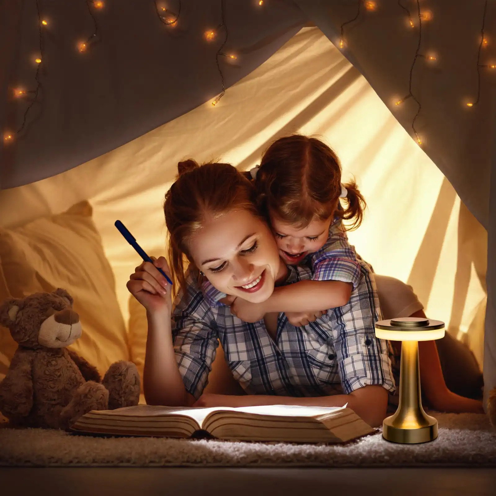 O’Bright Portable LED Table Lamp with Touch Sensor detail