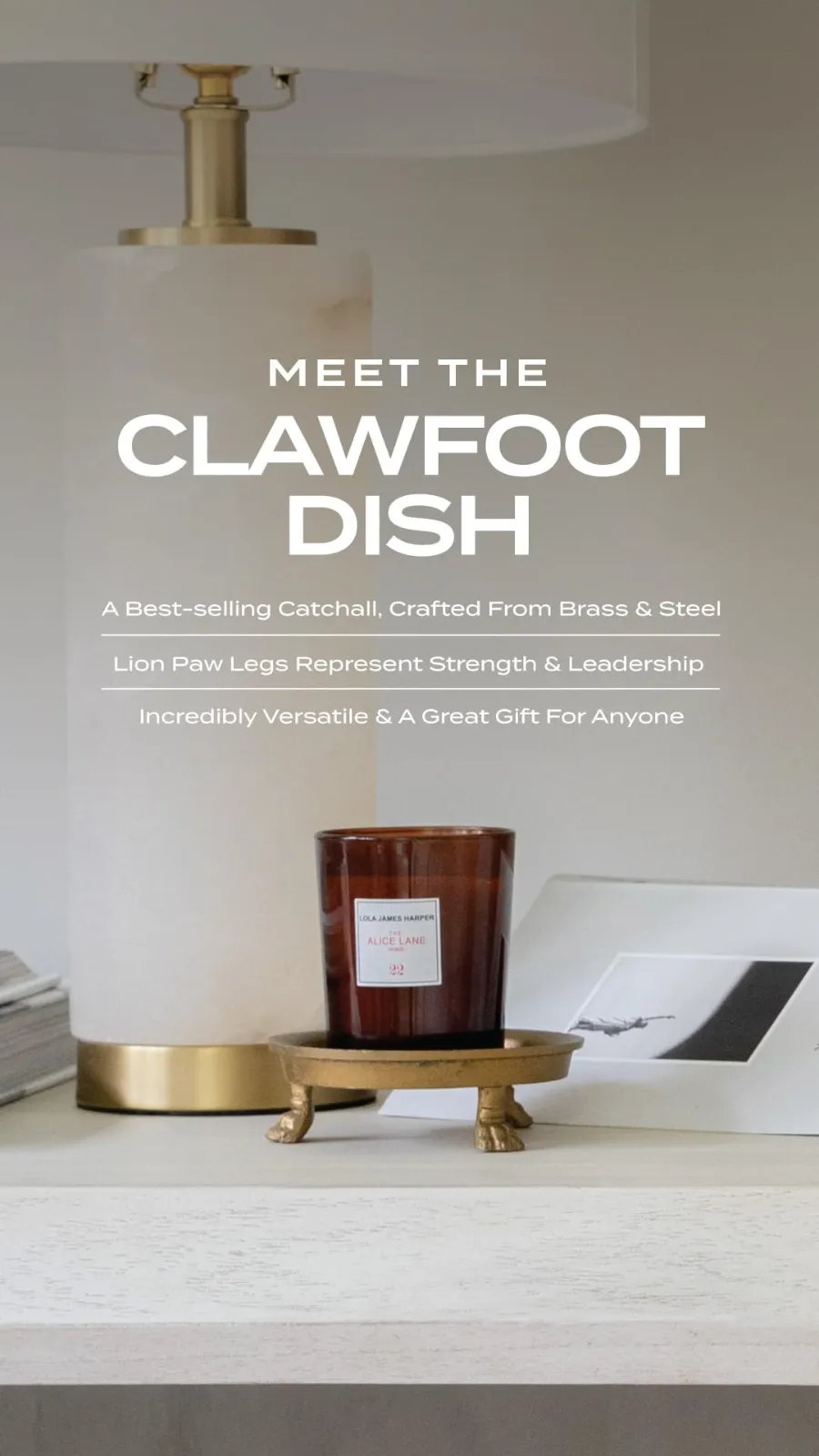Round Clawfoot Dish by Alice Lane Home Collection results