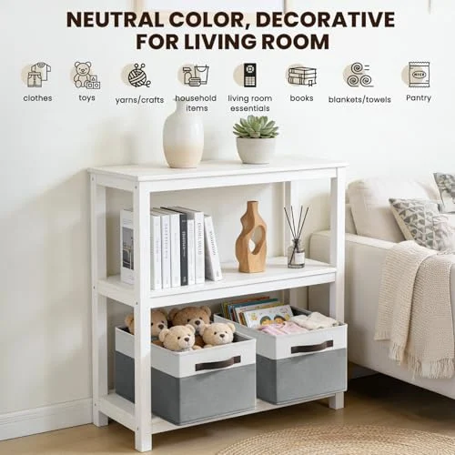 4-Pack Large Closet Storage Baskets – Decorative Organizers with Handles results