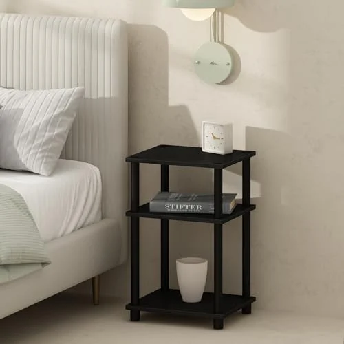 Furinno 3-Tier Open Storage Nightstand – Compact Nightstand Solution review