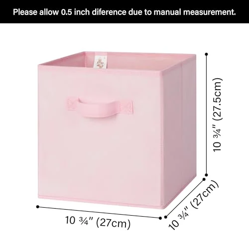 GRANNY SAYS Cube Storage Bins – Foldable Fabric Organizer Set of 6 unboxing