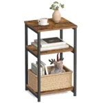 VASAGLE BARNET End Table – Modern Rustic Design for Any Room