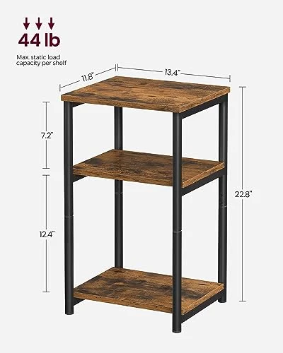 VASAGLE BARNET End Table – Modern Rustic Design for Any Room showcase