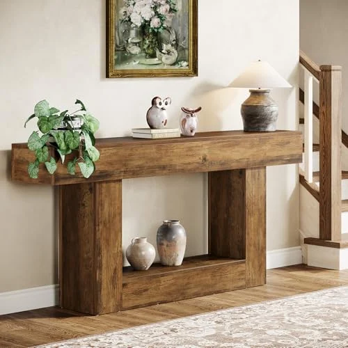2-Tier Entryway Console Table with U-Shaped Base results