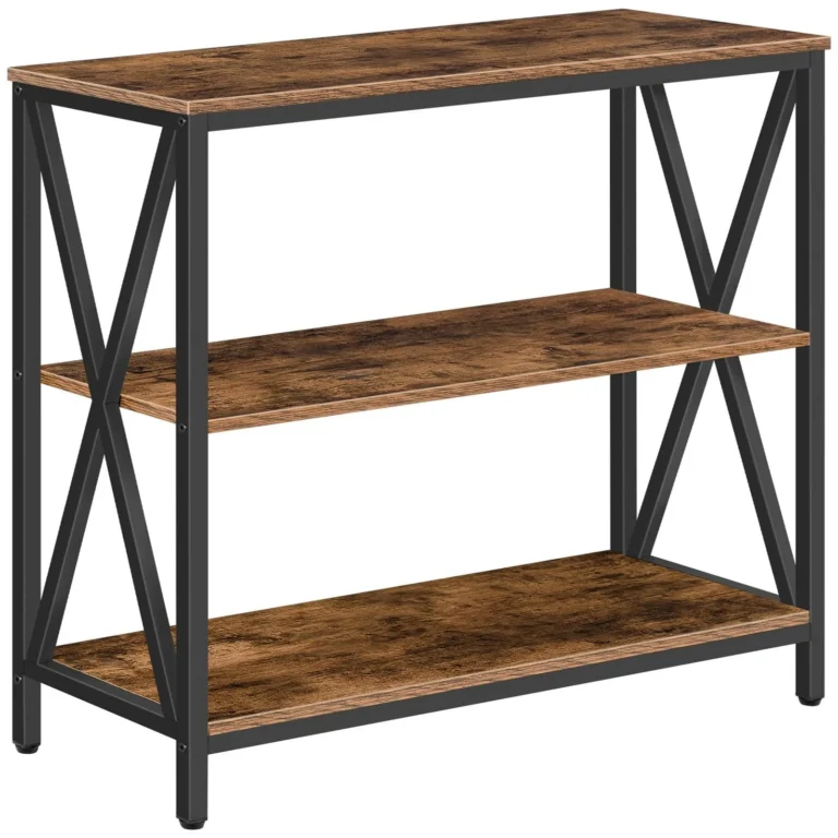 31.5-Inch Industrial Console Table with 3-Tier Storage review
