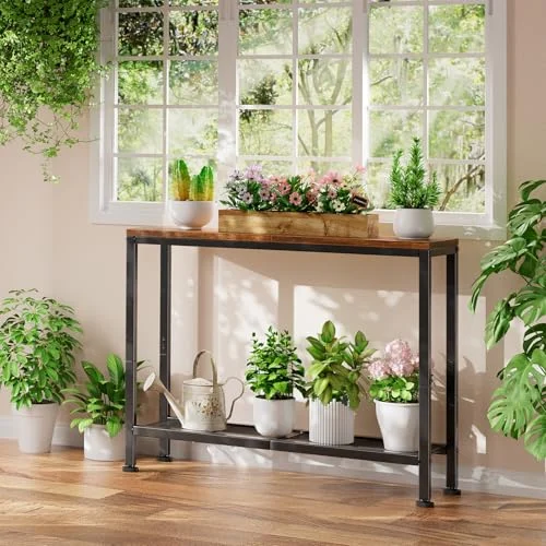 32-Inch Console Table with Storage Shelf for Narrow Hallways results