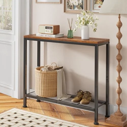 32-Inch Console Table with Storage Shelf for Narrow Hallways review