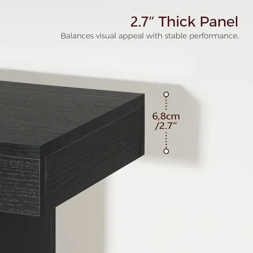 39.4-Inch Black Rectangular Console Table for Living Room results