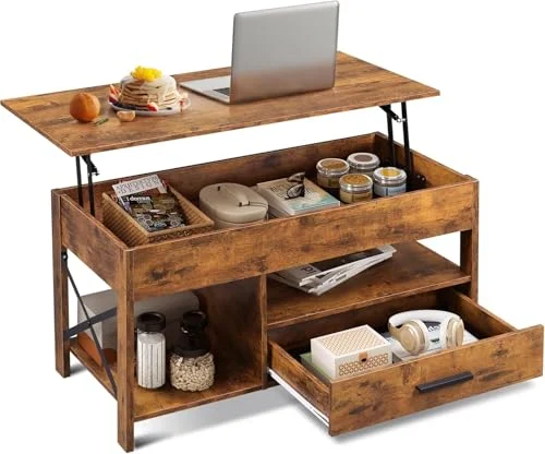 39-Inch Lift Top Coffee Table with Hidden Compartment for Living Room review