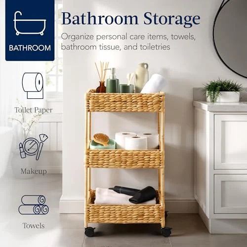 3-Tier Rolling Nursery Caddy for Organized Storage Solutions results