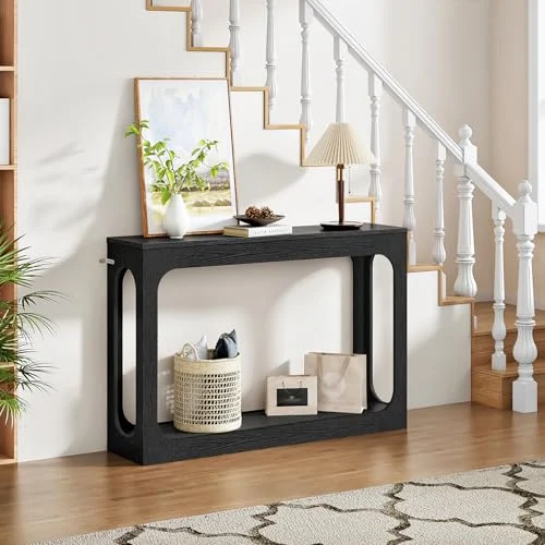 47.2-Inch Console Table with 2-Tier Storage for Entryways features