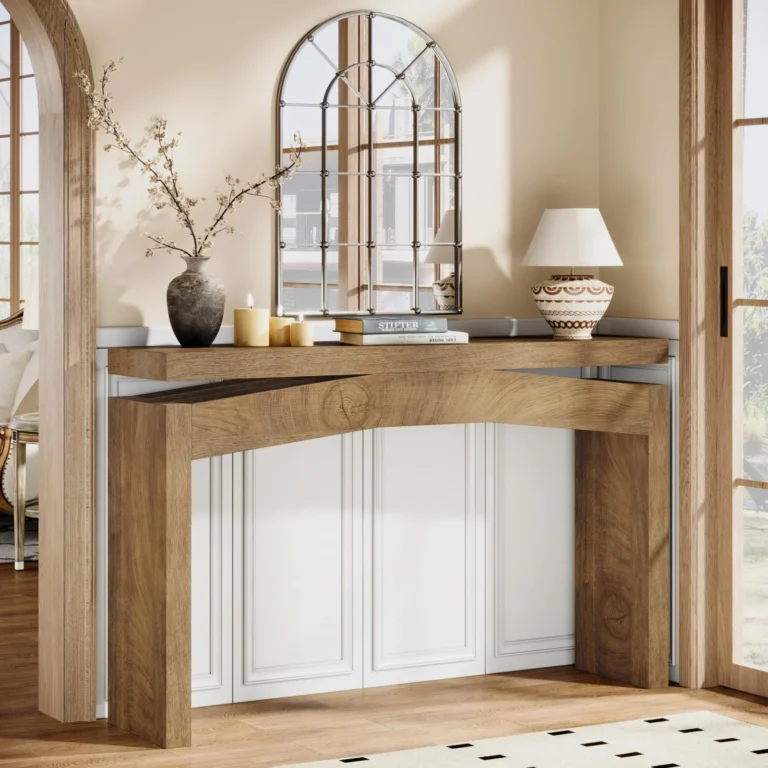47.2-Inch Farmhouse Console Table with Open Storage review