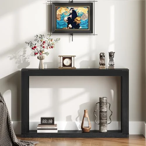 47.2-Inch Wooden Sofa Table with Storage for Hallways features