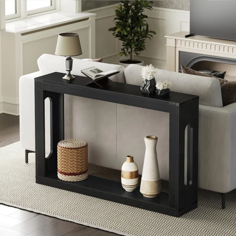 47.2-Inch Wooden Sofa Table with Storage for Hallways review