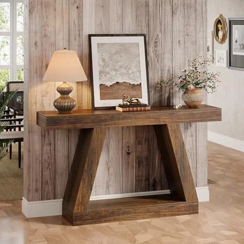 55-Inch Rustic Console Table with Storage for Entryways results
