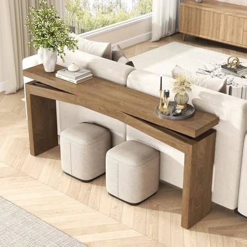 63-Inch Wooden Console Table for Modern Entryways results