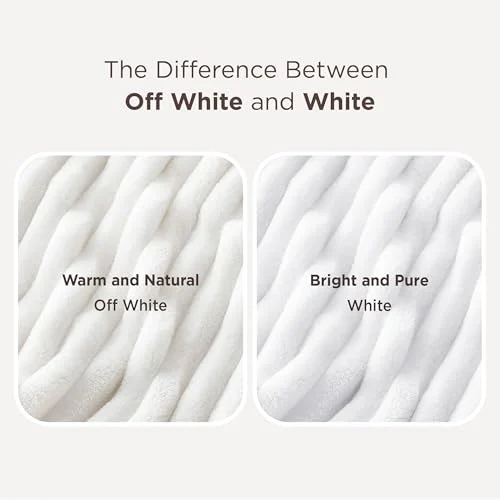 Bedsure GentleSoft White Throw Blanket – Cozy Fleece for Living Room results