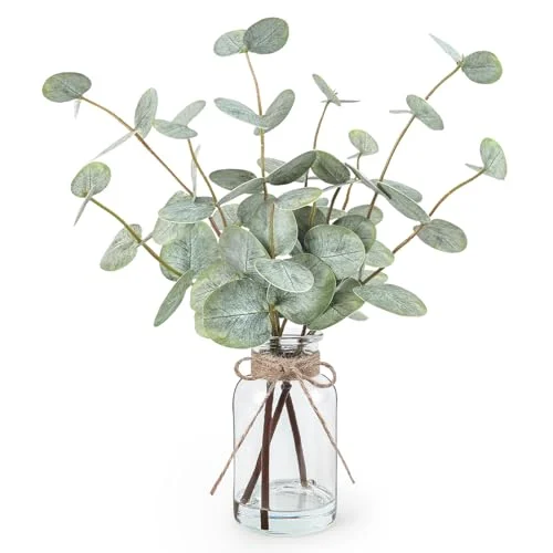 Bessol Artificial Eucalyptus Stems – Faux Greenery for Home Decor review