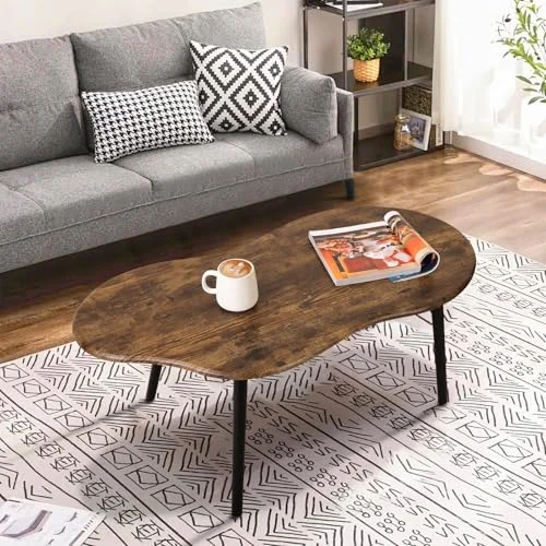 Cloud Shape Coffee Table for Industrial Mid Century Style Living Room detail