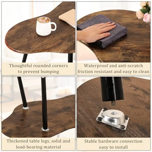 Cloud Shape Coffee Table for Industrial Mid Century Style Living Room unboxing