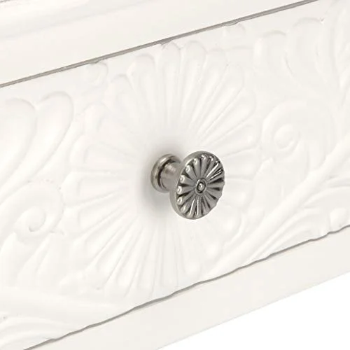 Distressed White 2-Drawer Console Table for Home Decor results