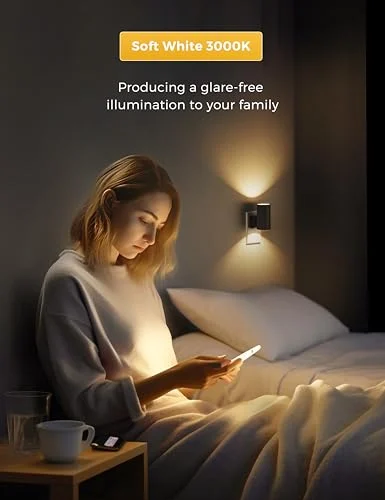 L LOHAS LED Night Light – Adjustable Dusk to Dawn Sensor Lighting 2 Pack unboxing