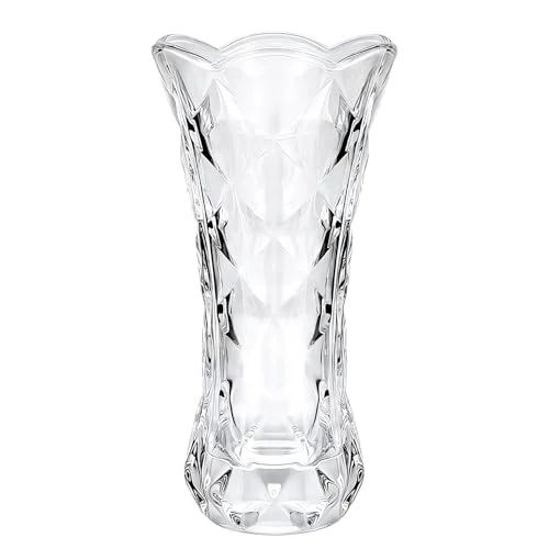 Large Crystal Glass Vase for Weddings and Living Room Decor review