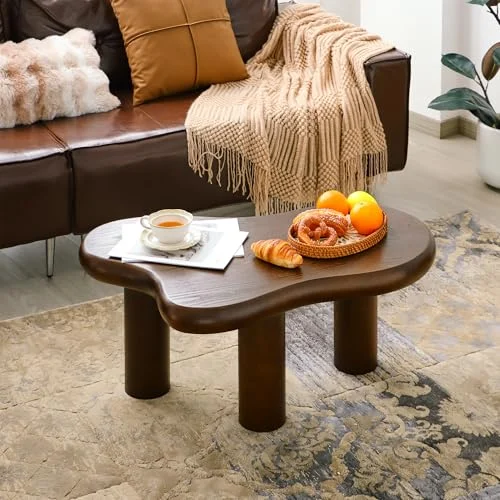 Modern Cloud Coffee Table with 3 Legs for Accent in Living Spaces showcase