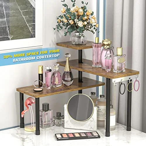 Moveable 3-Tier Corner Shelf Organizer for Kitchen and Bathroom results