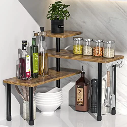Moveable 3-Tier Corner Shelf Organizer for Kitchen and Bathroom review