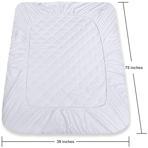 Quilted Twin Mattress Protector – Deep Pocket and Machine Washable results