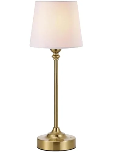 Rechargeable Gold Table Lamp with Touch Control for Home review