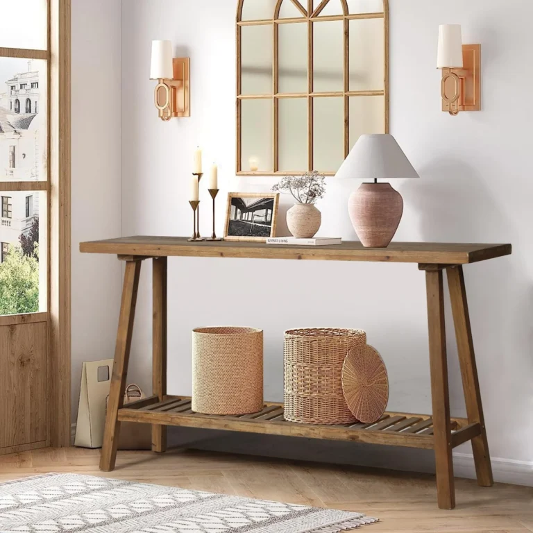 Reclaimed Solid Wood Console Table for Modern Entryways review