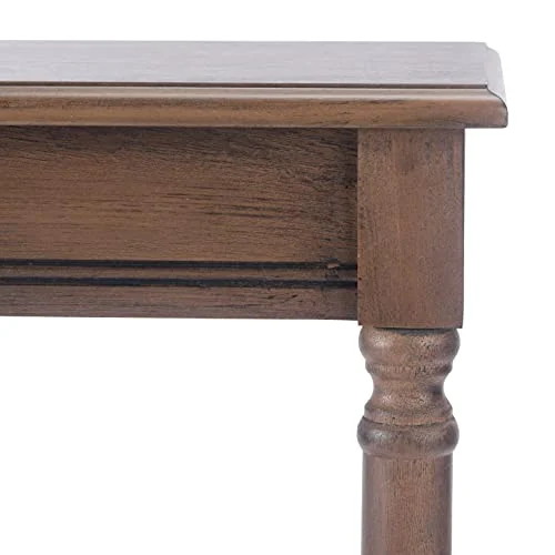 Rectangle Console Table with Farmhouse Design for Hallways features