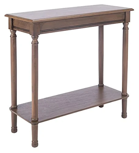 Rectangle Console Table with Farmhouse Design for Hallways unboxing