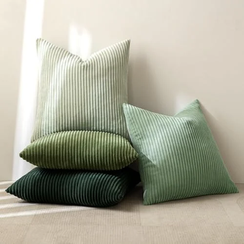 Sage Green Boho Throw Pillow Covers for Modern Home Decor features