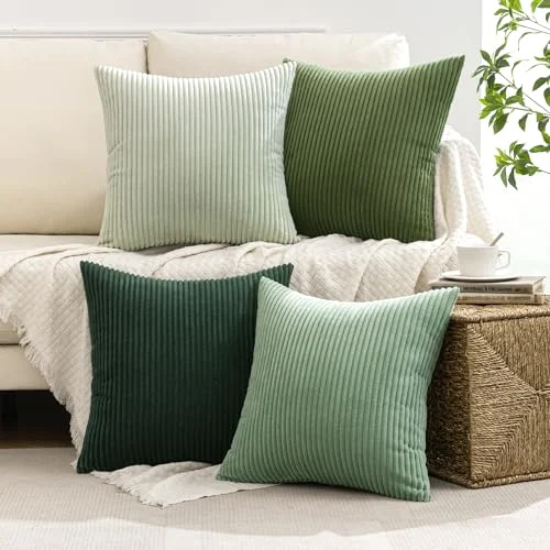 Sage Green Boho Throw Pillow Covers for Modern Home Decor results