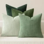 Sage Green Boho Throw Pillow Covers for Modern Home Decor