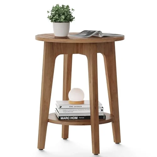 Small Round Side Table with Tapered Legs for Cozy Spaces review