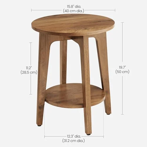 Small Round Side Table with Tapered Legs for Cozy Spaces showcase