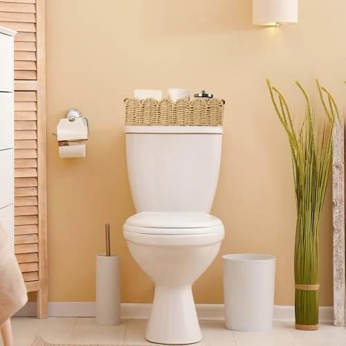Toilet Paper Storage Basket – Organizing Wicker Basket for Home Decor features
