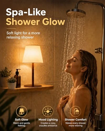 Waterproof Shower Lamp for a Relaxing Bathroom Experience showcase