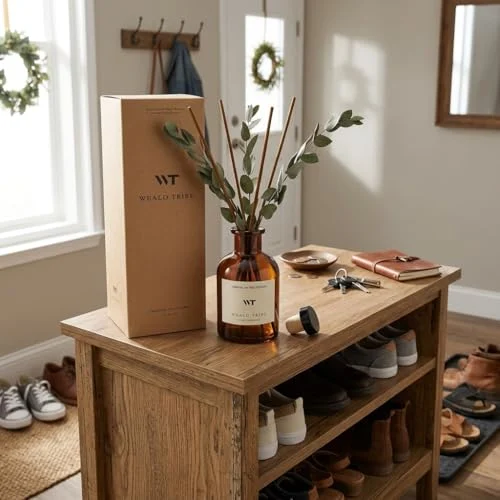 WEALD TRIBE Eucalyptus & Lavender Reed Diffuser – Air Freshener Set detail